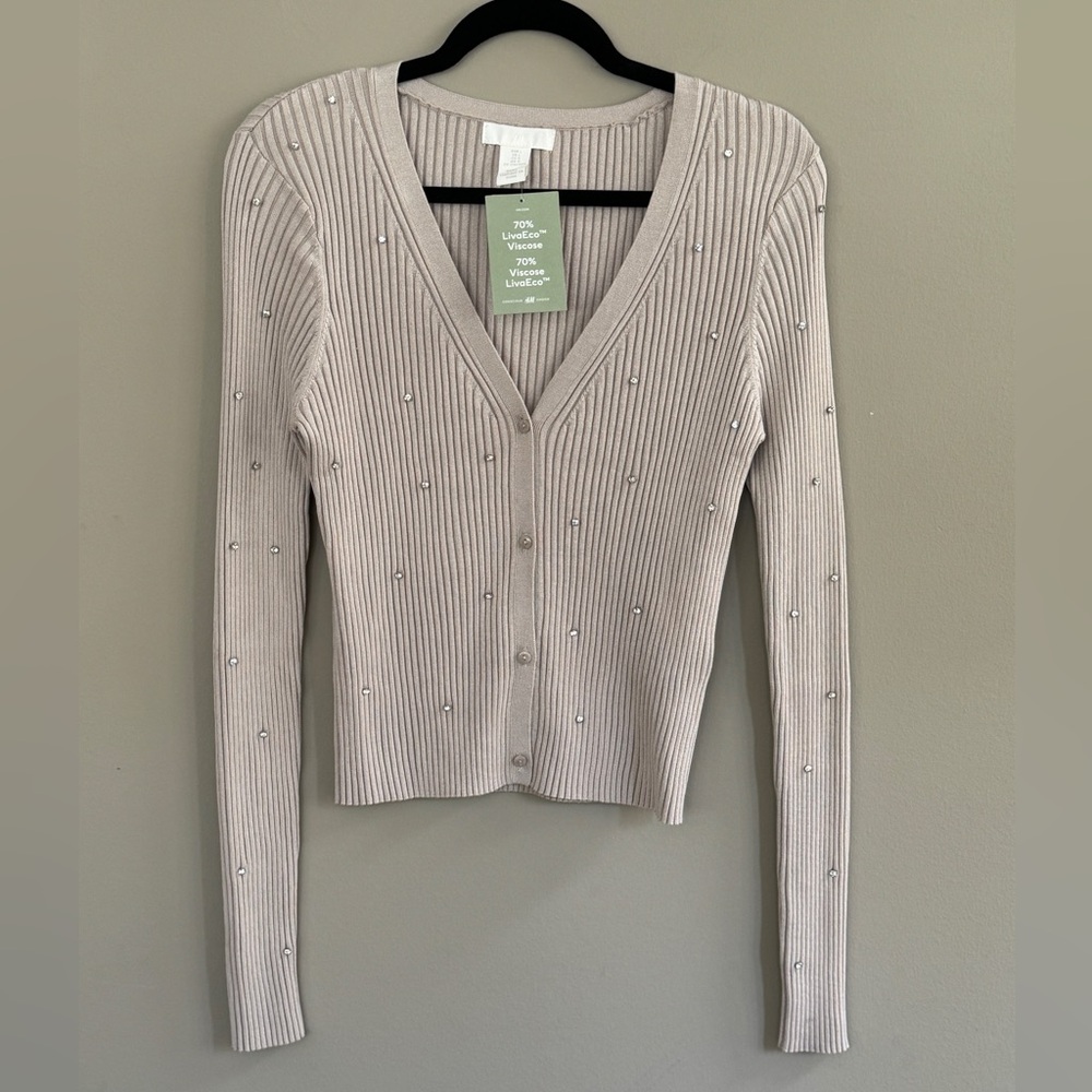 H&M Sparkle Twilight V Neck Cardigan